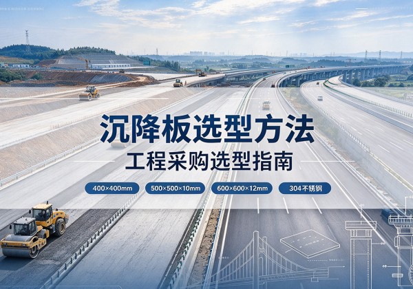 河津沉降板选择方法